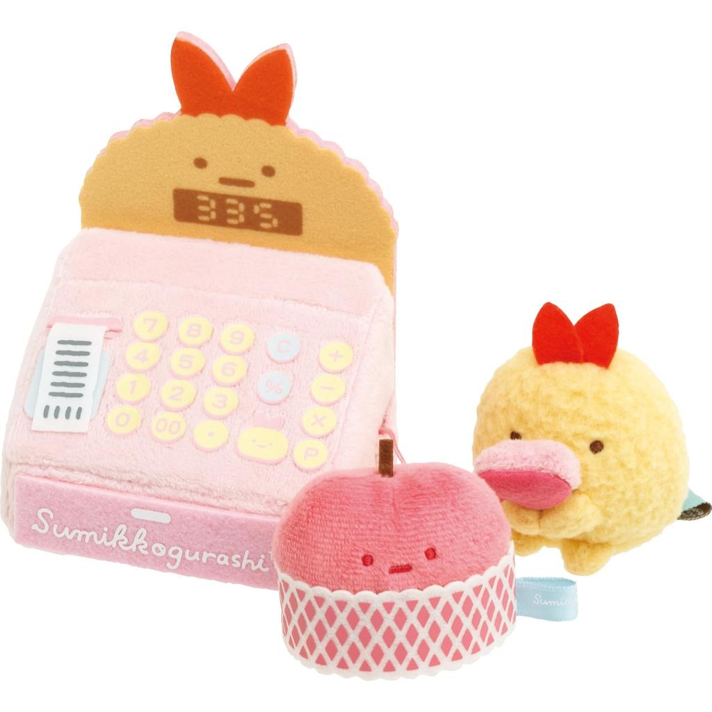 Sumikko Gurashi Scene Plush Toy MO66901 H11 X W8 X D7cm San-X "Sumikko Market" Size