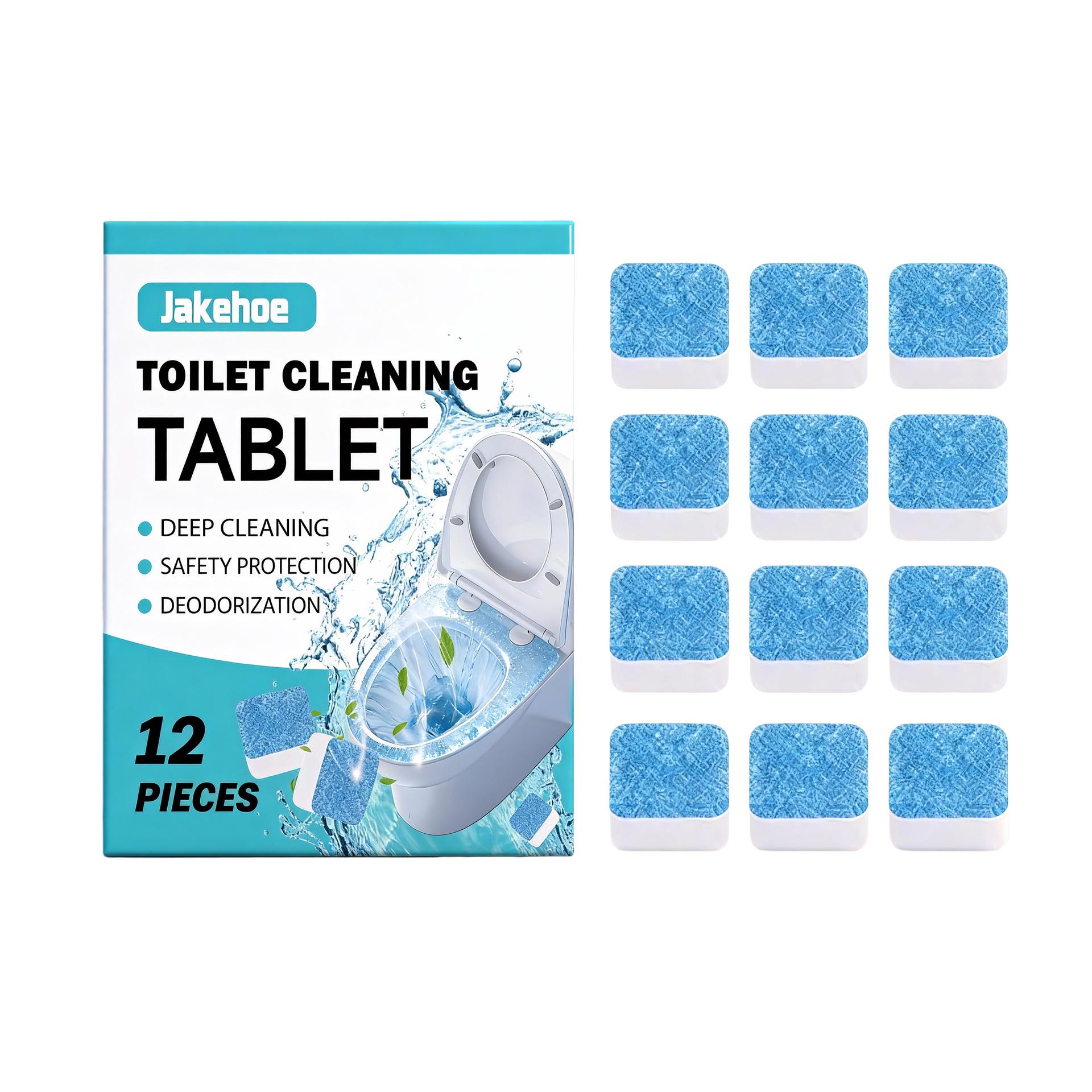 

JAKEHOE Toilet Cleaning Tablets - Remove Yellow Stains, Freshen Air