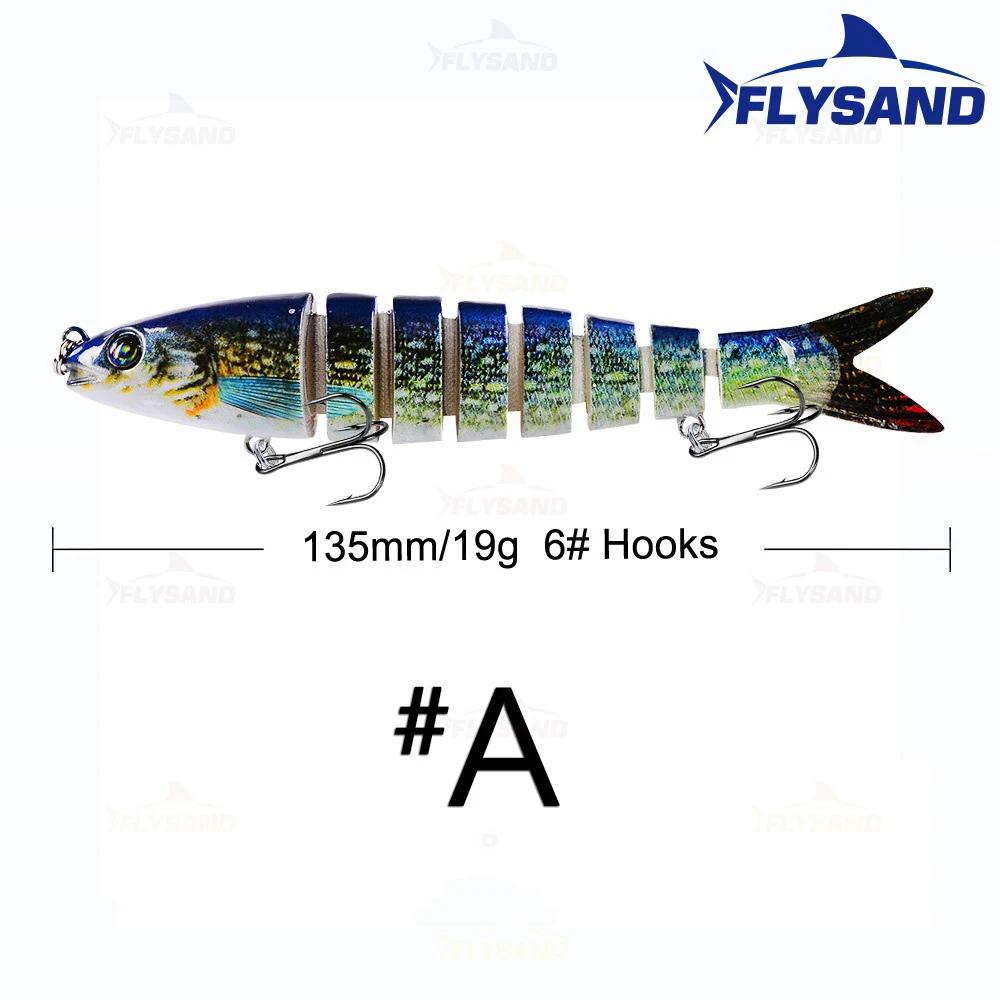 

8 Segment Road Runner Lure Minnow Long Casting Vib Fishing Bait Hard Bait for Sea Fishing Simulation