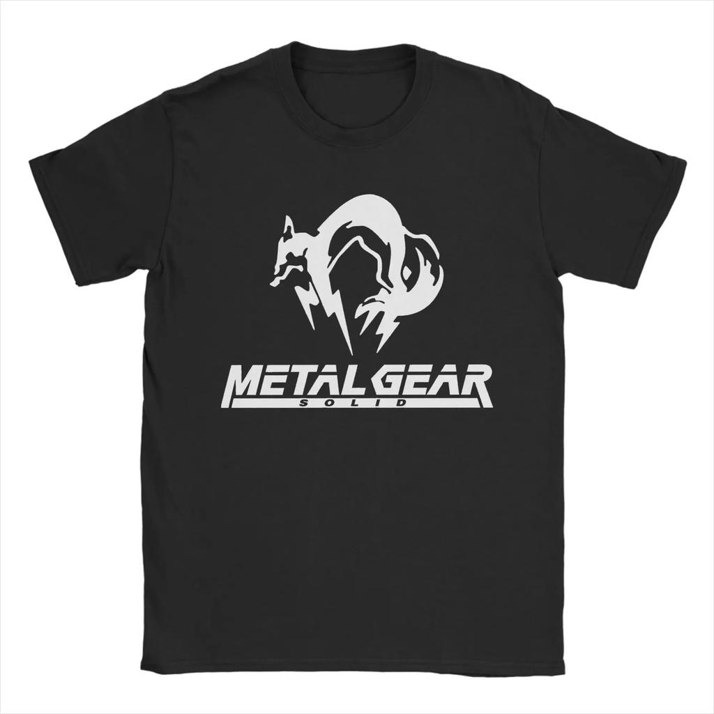 Bestseller Classic Action Game Metal Gear Solid Printed TShirt Unisex Loose Crew Neck Pure Cotton Short Sleeve Tshirt