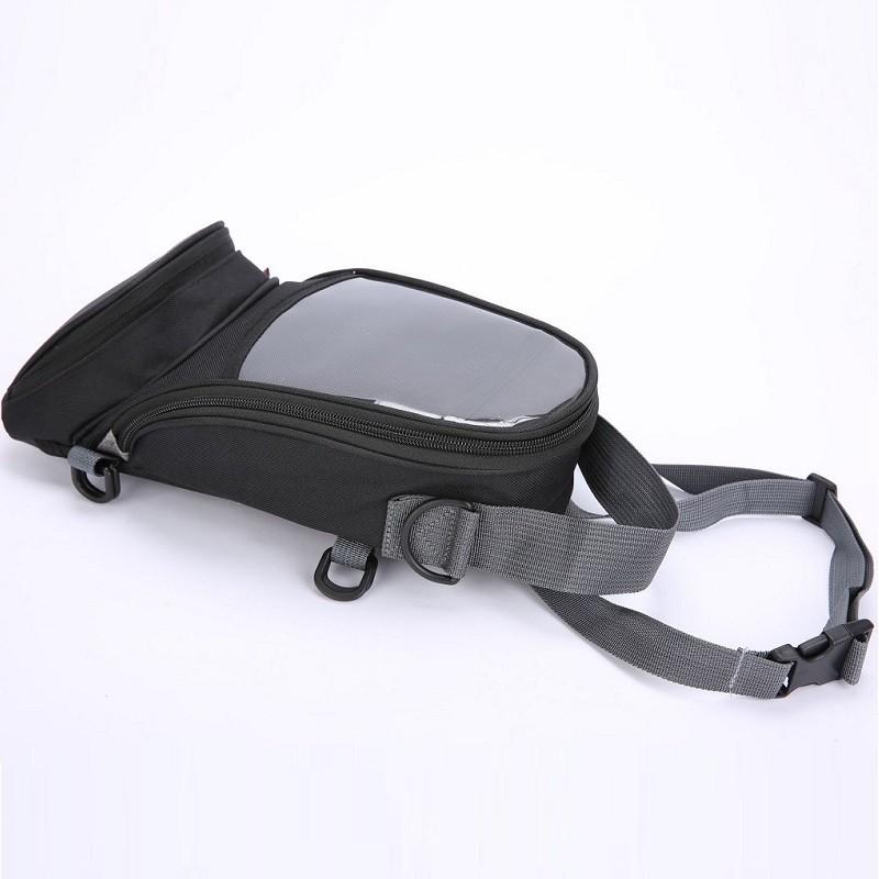 Stylish Waterproof Black Motor Tank Bag Magnetic Motorcycle Bag For Oil Fuel Tank