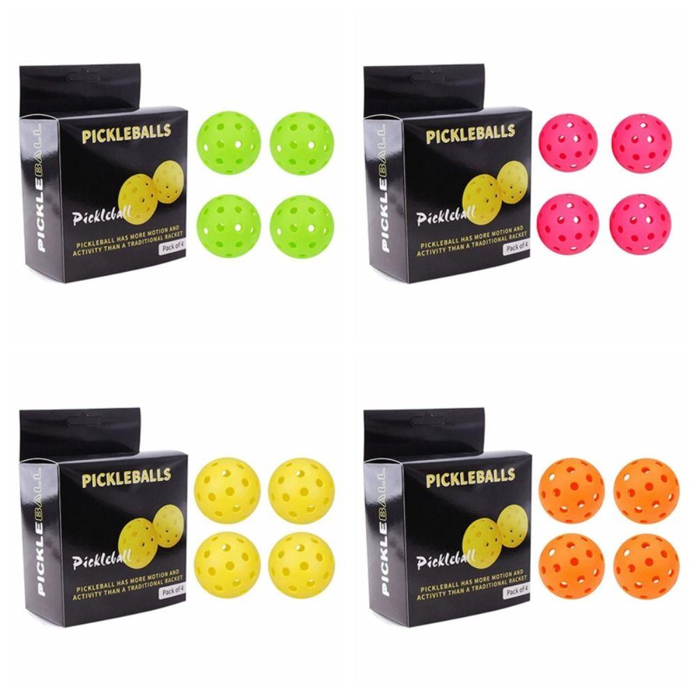 High Visibility 74mm Pickleball Competition 40 Holes Pickleball Racket Sports