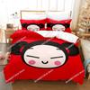 Kawaii Pucca Bedding Set Single Twin Full Queen King Size Bed Set Adult Kid Bedroom Duvetcover Sets 3D Print Anime Bed Sheet Set