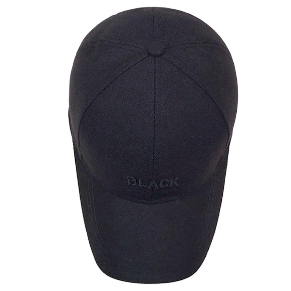 Unisex Summer Cap Classic BLACK Embroidered Baseball Cap For Men & Women Outdoor Sports Cap Daily Wear Hats