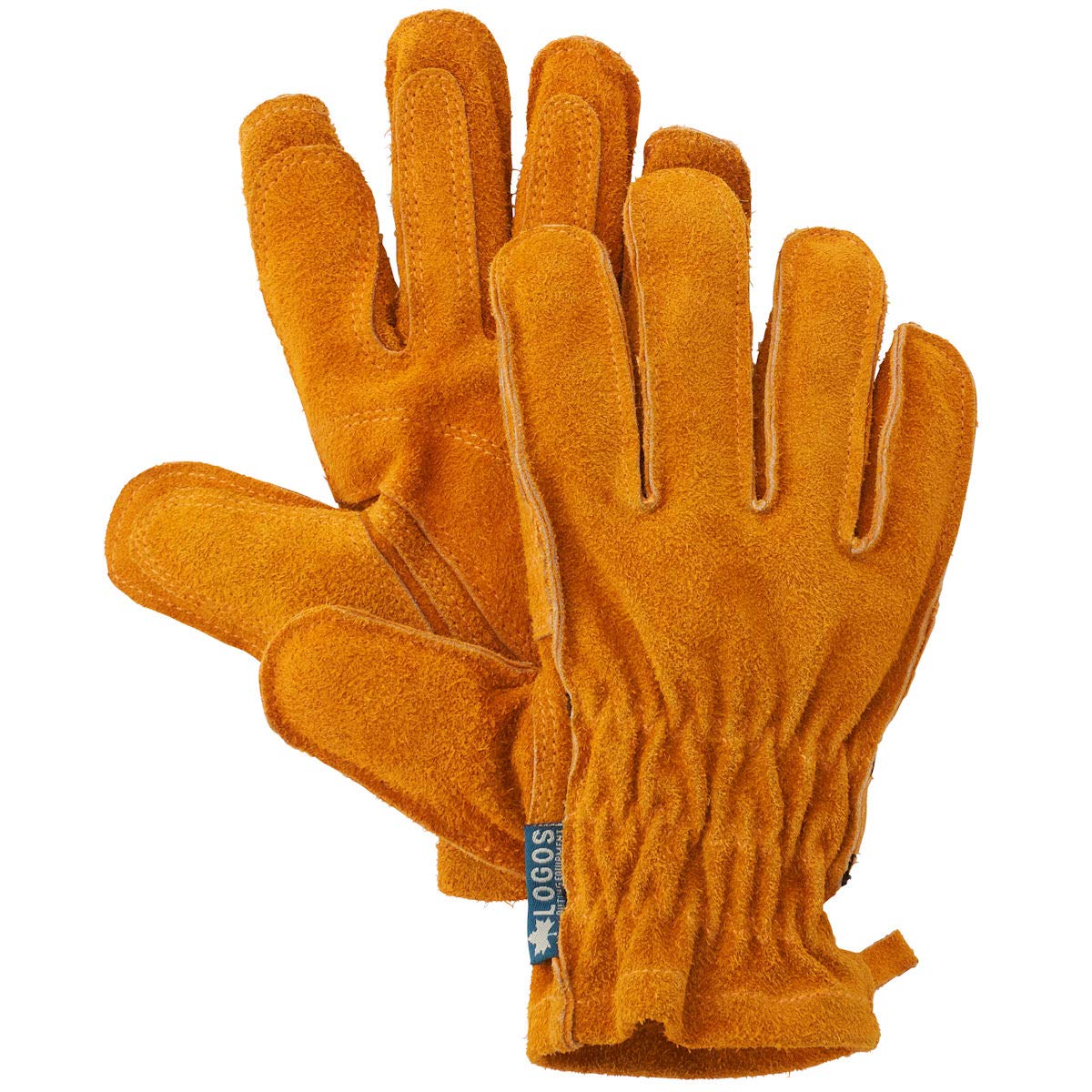 

Logos BBQ Leather Size 81090922 Ideal for and BBQs Heat-Resistant Gloves, Medium, (approx.) 23cm, Camping, Outdoors,