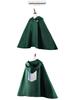 Attack On Titan Captain Cloak Anime Costume for Halloween - Wings of Freedom Green DIY Toy Role-Playing