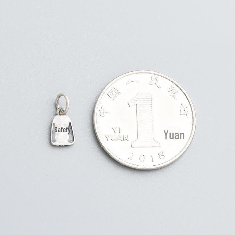 Vintage S925 Sterling Silver Peace Pendant for DIY Necklace/Bracelet Jewelry