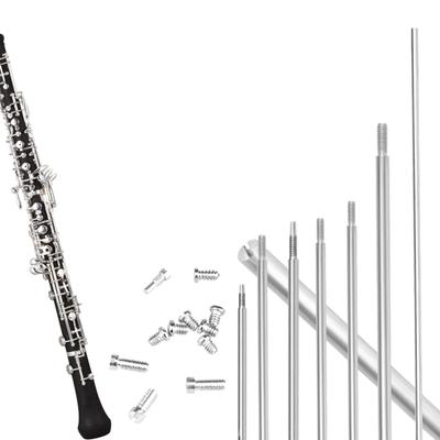 1 Set Saxophone Repair Parts Wind Instrument Repair Tool Kits Screw Threaded Rod Conical Nail Saxophone Accessories