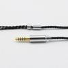 Black Monocrystalline Coppered Silver Plated Auditory Cable Noise Less Anti Interferences for Earphones Headphones