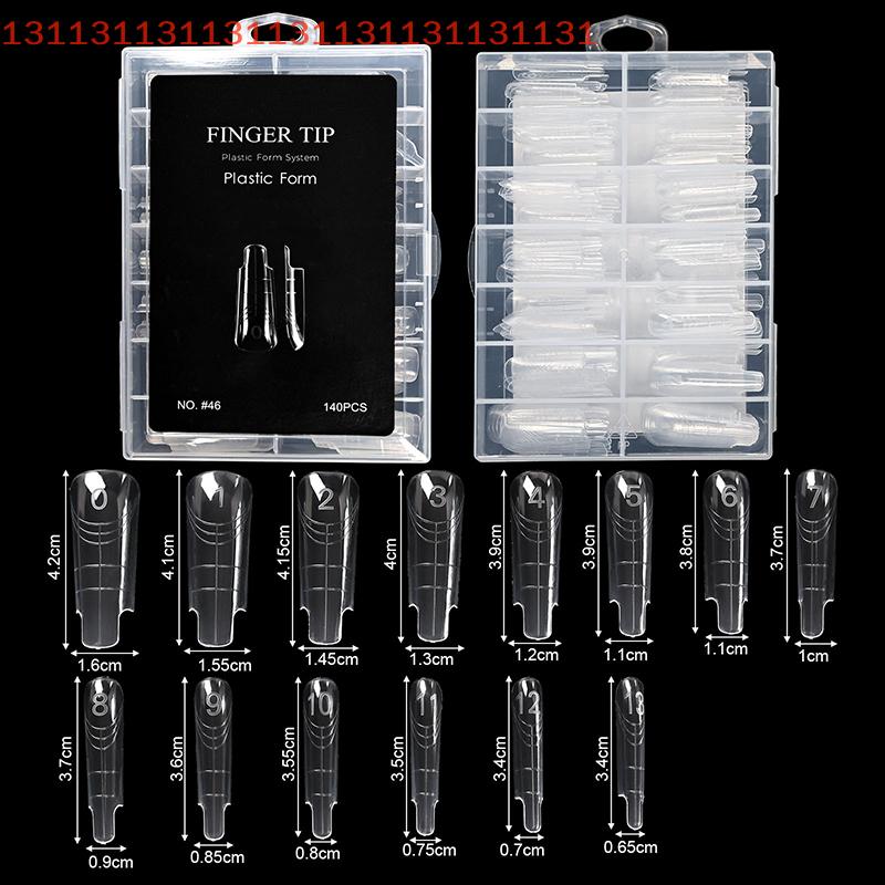 Adlerklaue 70/140/150 Stück Kurze Gebogene Stiletto Falsche Nagelspitzen Klar Weich Künstliche Nägel Verlängerungen für DIY Nagelstudio Maniküre