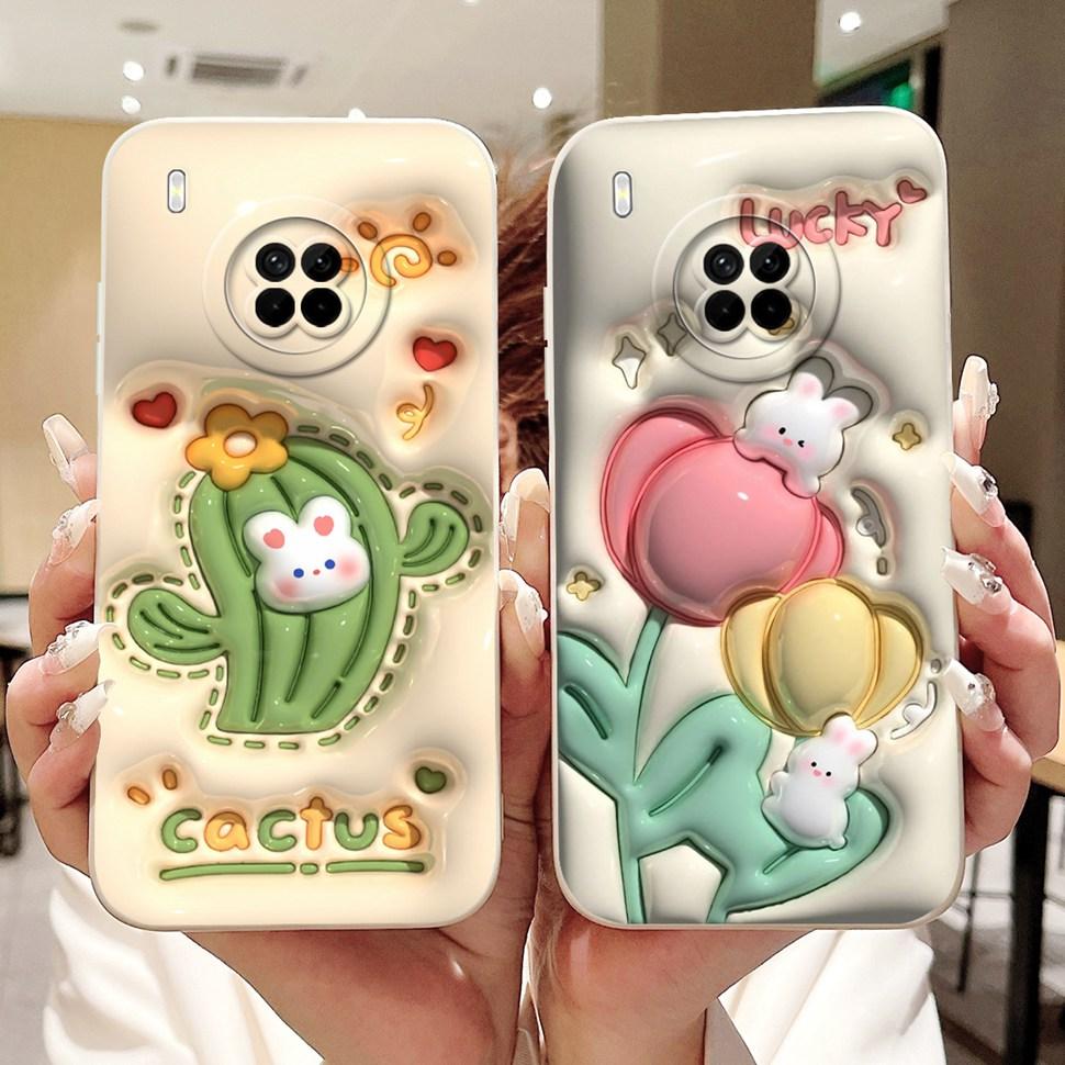 For Huawei Y9a Case FRL-23 FRL-L22 Fashion Painted Cover Soft Silicone TPU Phone Case For Huawei Y 9a Y9a Back Cover