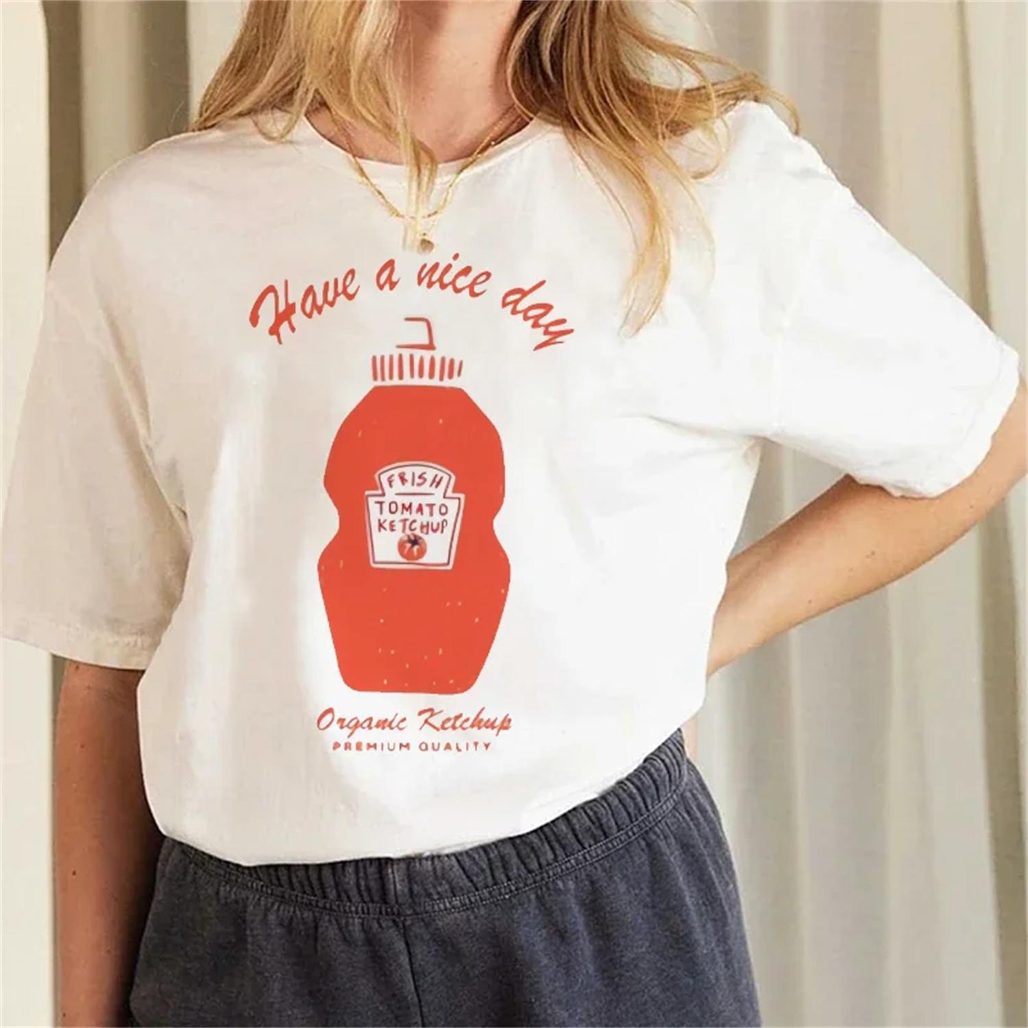 Fashion Clothing Summer Cute 90s Fashion Basic Women s Pattern Short Sleeved T-Shirt Women s Travel Top Printed Casual T-Shirt S