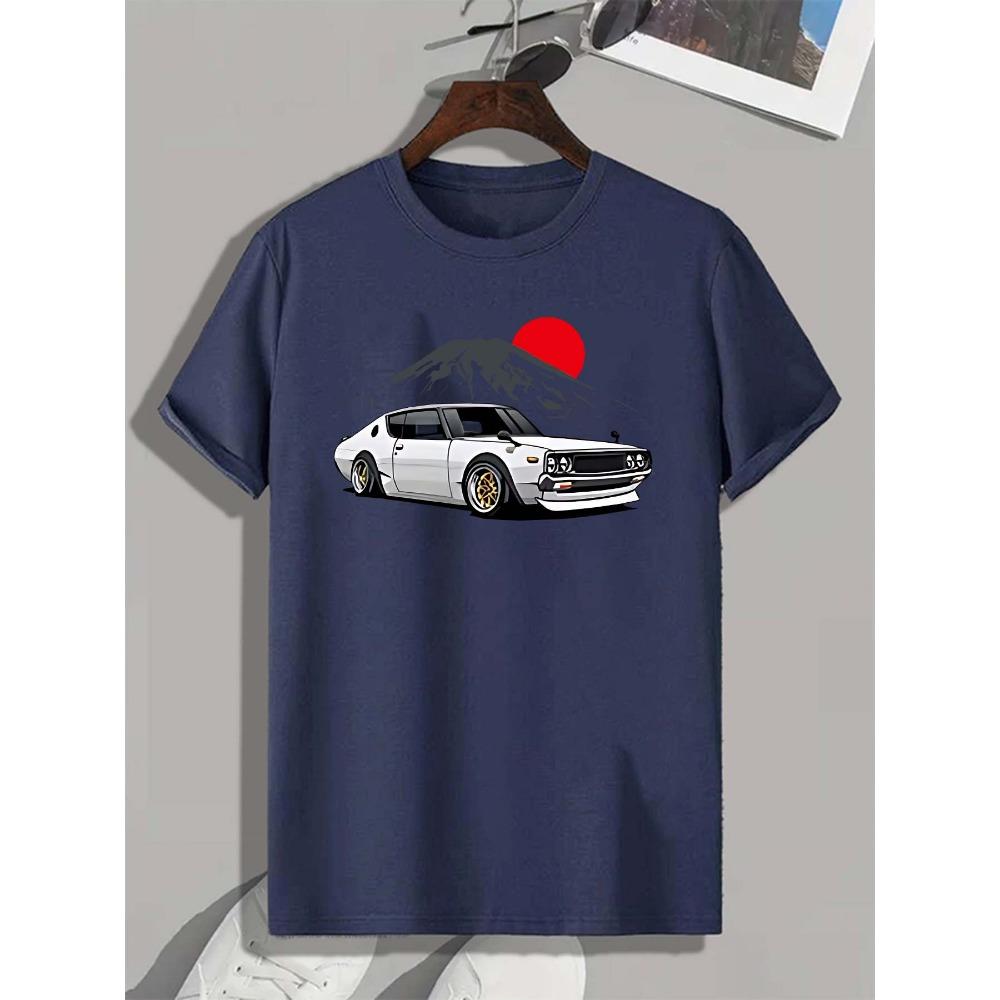 Men Cotton T-Shirt Unisex Casual O-neck Short-Sleeve Tee Tops Funny Graphic Print Overesized T Shirt