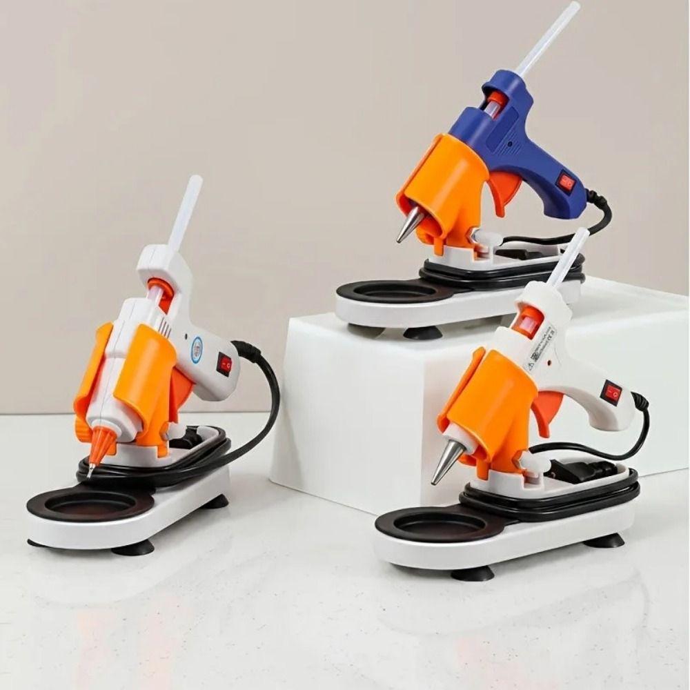 Multi-Function Hot Melt Glue Sticks Base with Drip Tray Hot Melt Gluer Holder Home Use