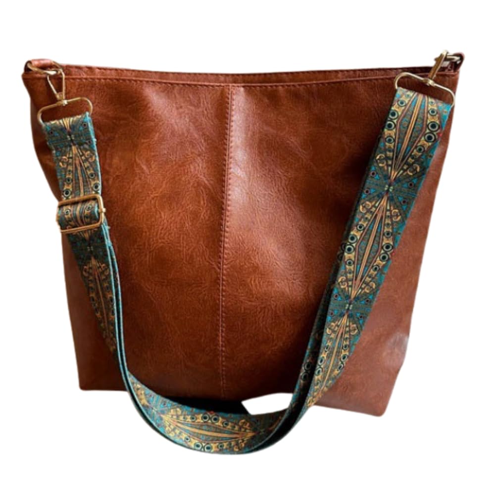 [ideastore] Богемная этническая сумка через плечо, стильная (коричневый)