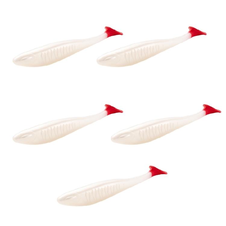 5Pcs Paddle Tail Swimbaits 10cm Fishing Lure Artificial Baits Swim Baits for Saltwater Soft Fishing Lures