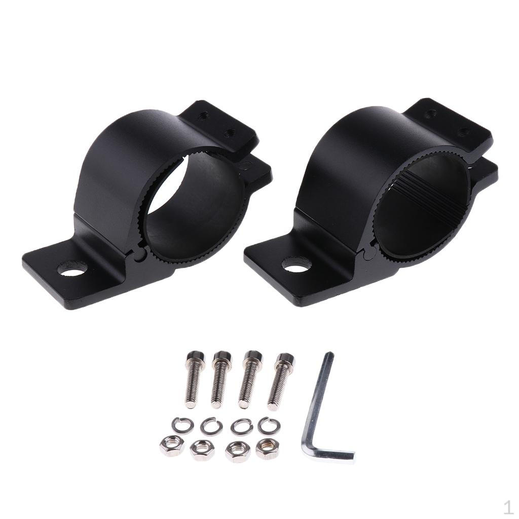 

1 пара 49 мм ~ 54 мм Bull Roll Bar Work Tail кронштейн держатель зажим
