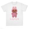 Kanye Wests Layeye T-Shirt Harajuku Stil Unisex und Unisex Sommer Mode T-Shirt Bedrucktes Kurzarm Lockeres Unisex T-Shirt Top