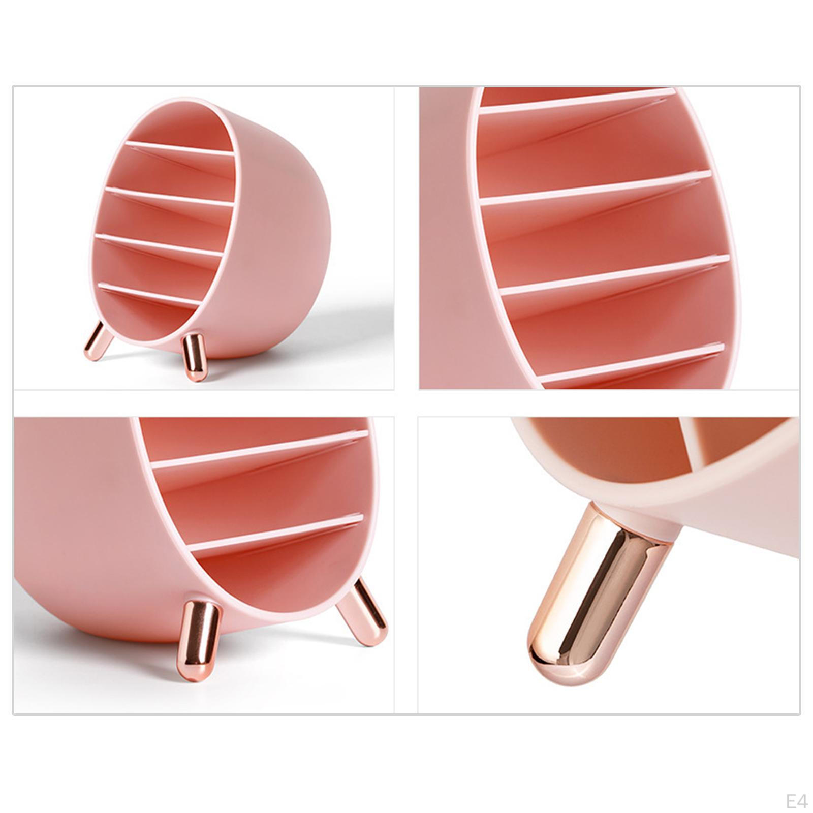 Коробка-органайзер для макияжа с 5 отделениями и ящиком для палитр косметических кистей — фото 6