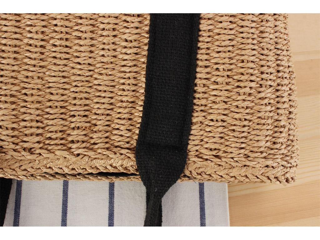European and American Style Woven Beach Bag: Large Capacity, Casual, Versatile Women's Tote