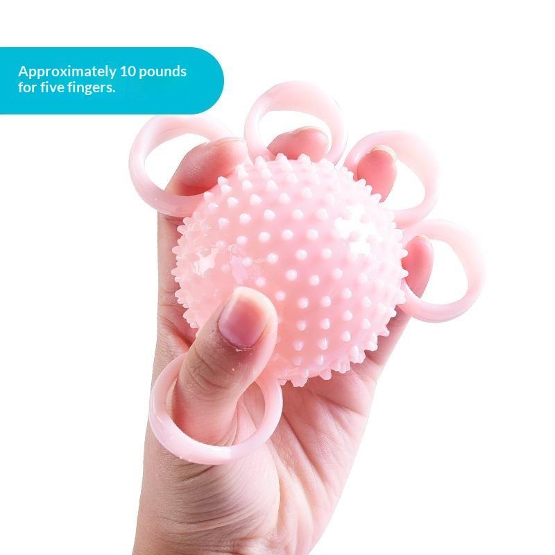 Tpr Hand Finger Grip Ball For Elderly Massage Rehabilitation Exercise Training Ergonomic Design Hand Therapy Ball