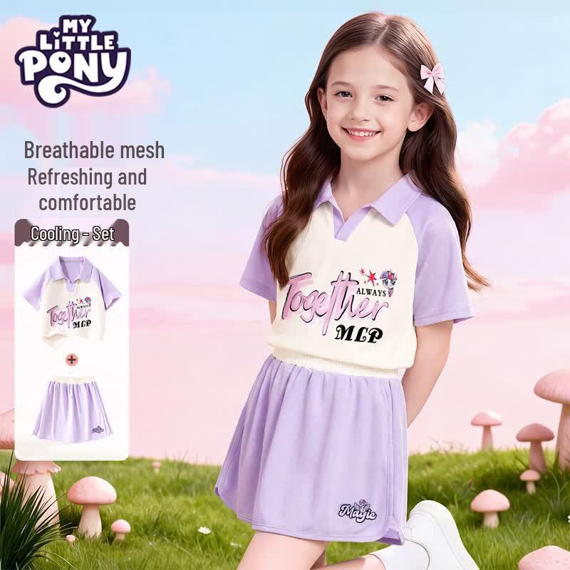 My Little Pony Girls Summer Polo T-shirt & Shorts Set 120