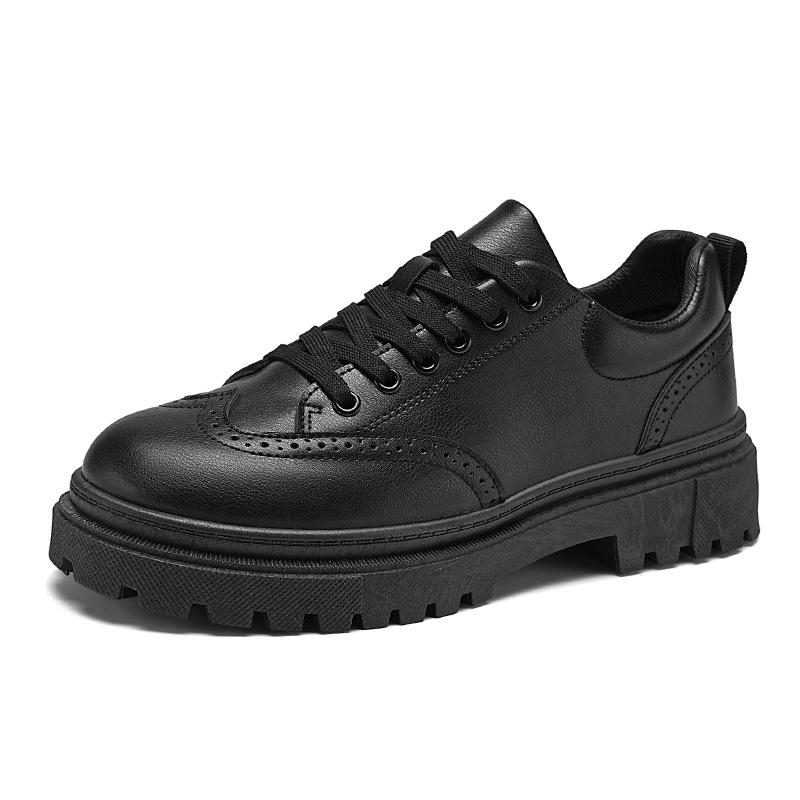 Jugendliche Freizeitschuhe trendig vielseitig Herren Frühling und Herbst schwarz vielseitig große Größe Herrenschuhe Werkzeug trendige Schuhe