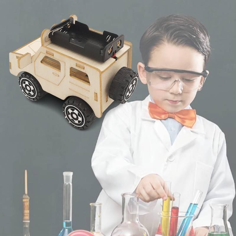 Diy Wooden Science Experiment Kit Educational Toy For Kids Handmade Assembly
