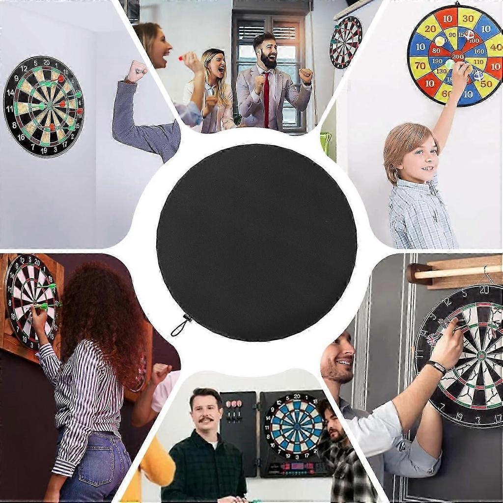 Dartboard Cover for Outdoor Use, 600D Oxford Waterproof Protection for 61 Cm Dartboard