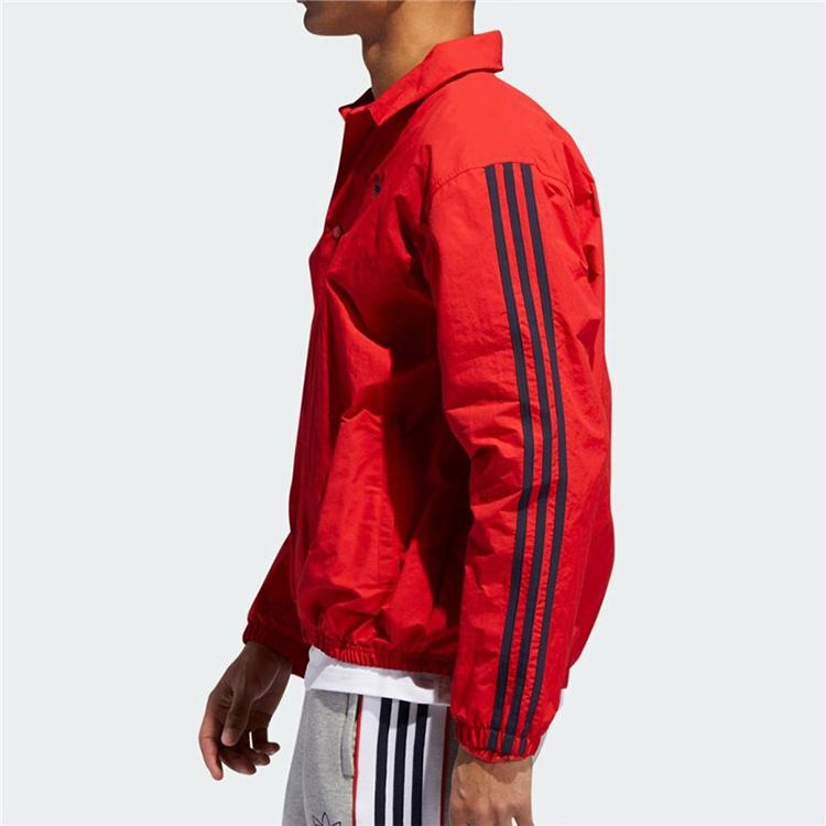 Adidas Originals Trefoil Comfort Casual Jacket Men Outerwear Light-Crimson ED5518