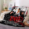 Custom Name Michael Jackson's Iconic Pose flannel Blanket for Super Soft Cute Comfort Blanket for Travel Bedding Couch Sofa Blanket