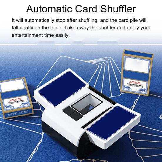 Automatic Card Shuffler 2000mAh Rechargeable Electric Poker Playing Card Dealer Machine Card Dealing Tool Casino Equipment