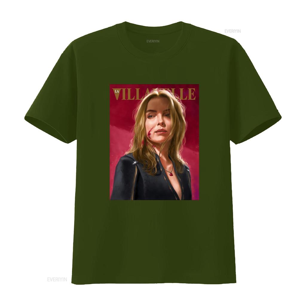 Maglietta Killing Eve Serie Fan Merge Polastri Girocollo Casual Tessuto Leggerunisexte Elasticizzato Vestibilit Regolare Vintage