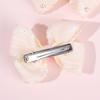 2Pcs Sweet Flower Bow Hair Clip Korean Solid Rose Rhinestone Barrettes Side Hairpins For Girls Children Headdress Accessories