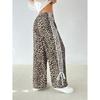 Spring and Autumn New Leopard Print Casual Pants Women's Loose Straight Trend Versatile Long Pants