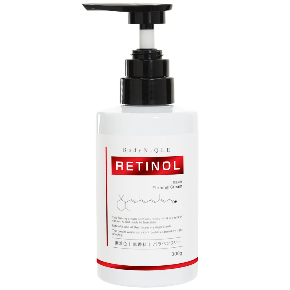 

Крем для тела с ретинолом BodyNiQLE Увлажняющий ретинол 300 г, Крем для использования в душе, Без отдушек