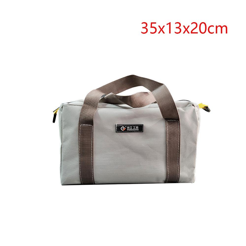 Creative Large Capacity Storage Tool Bag Multi-function Thickened Canvas Electrician Bag Hand Tool Carry Organizer Tote Bag