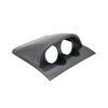 2'' 52Mm Carbon Fiber Look Dual Hole Dashboard Gauge Dash Pod Mount Holder