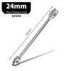 Metric Dual-Use Wrench: Box-End & Open-End Wrench for Auto Repair