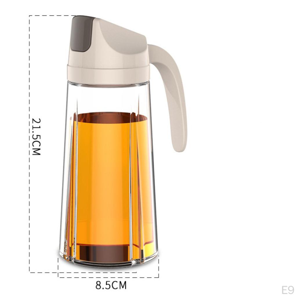 Glass Oil Bottle Self-closing Durable