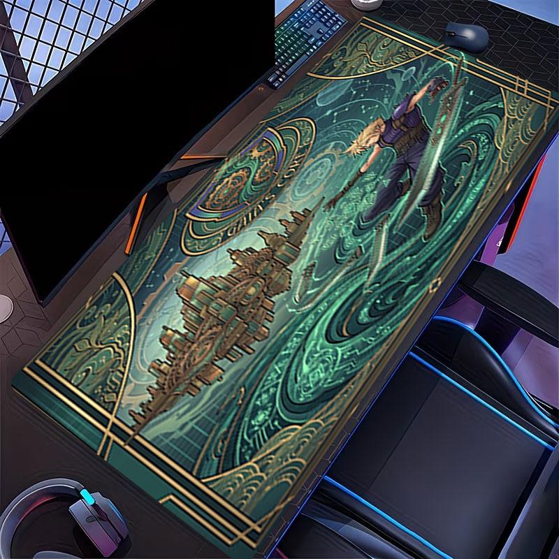 Final Fantasy Print Mouse Pad, for Keyboard Pad Laptop PC Mat for Office Home Use, Desk Decor, Perfect Birthday Gift for Gamers