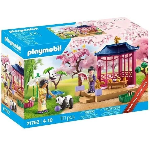 Конструктор пластиковый Playmobil 71762 Азиатский Сад с Пандами, 111 деталей