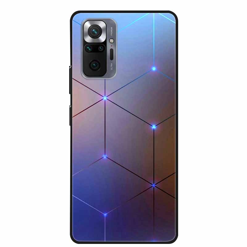 Per Xiaomi Redmi Note 10 Pro Custodia Moda Morbido Silicone Cover per Telefono per Redmi Note10 Pro Max Coque M2101K6G Paraurti Cool Funda