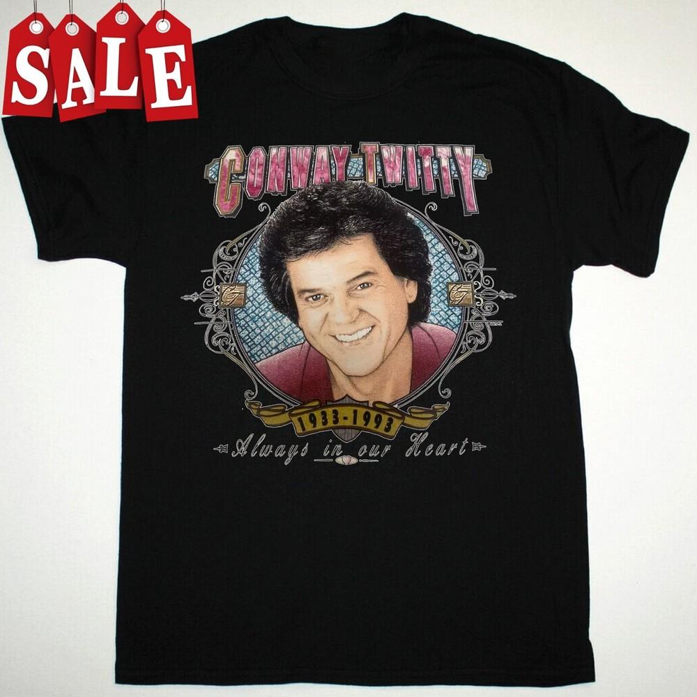 Retro Conway Twitty Short Sleeve Unisex All Size shirt  F062 Unisex T-Shirt XXXXL