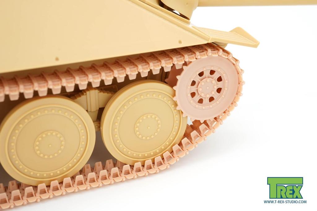T-Rex Studio 1/35 German Hetzer Tank Destroyer Type 2 Tracks with Sprockets (for Tamiya) Plastic Model Parts TR85065-1