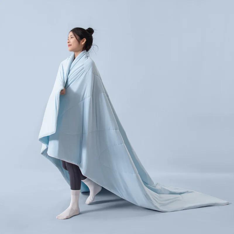 

2025 nylon cool ice cream summer quilt cool silk summer cool quilt solid color single double bed air conditioner quilt 150x200cm 1pcs
