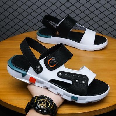Fashion Sandals Men's Casual Shoes 2024 New Summer Fashion Youth Men Non-Slip Beach Sneakers Thick-Soled Outdoor Hombre Slippers