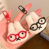 Miffy Rabbit Plush Doll Backpack Charm & Cartoon Keychain with Hanging Ornaments