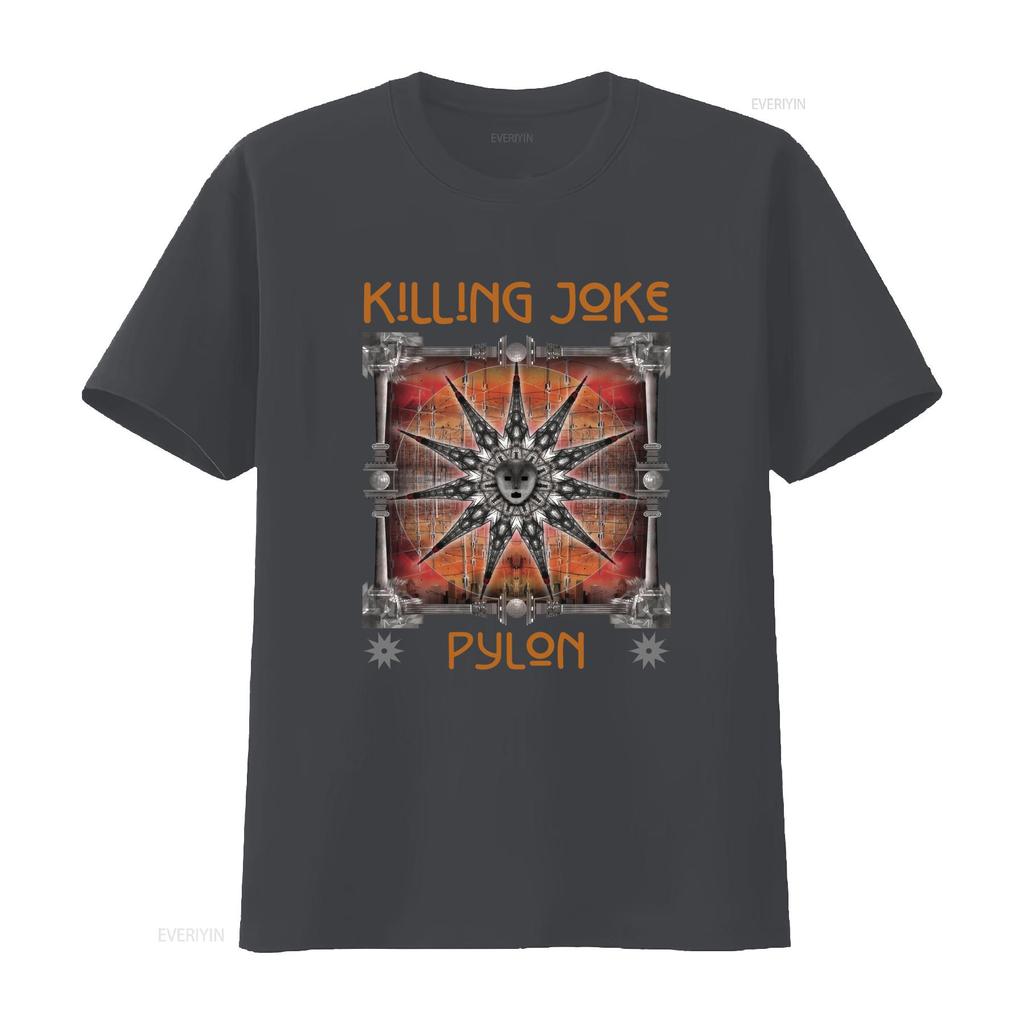 Killing Joke Pylon Rockový Koncert Vintage Design Tričko Unikátní Merch Kapely pro Hudební Fanoušky vintage Vyprané Univerzální