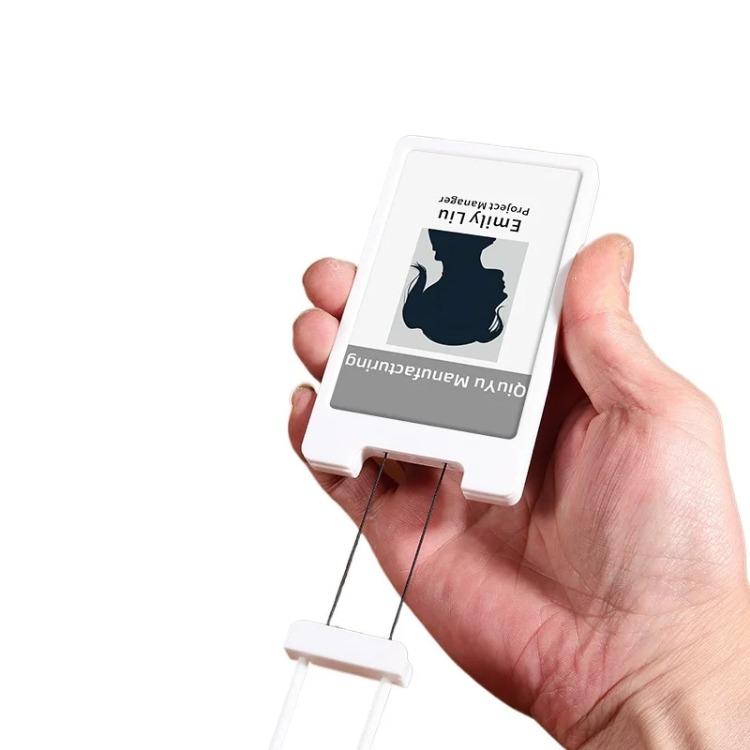 Retractable Badge Reel Silicone Lanyard Card Holder Luxury Name Tag Holders Round Rope Employee ID Case Accessories for Nurses